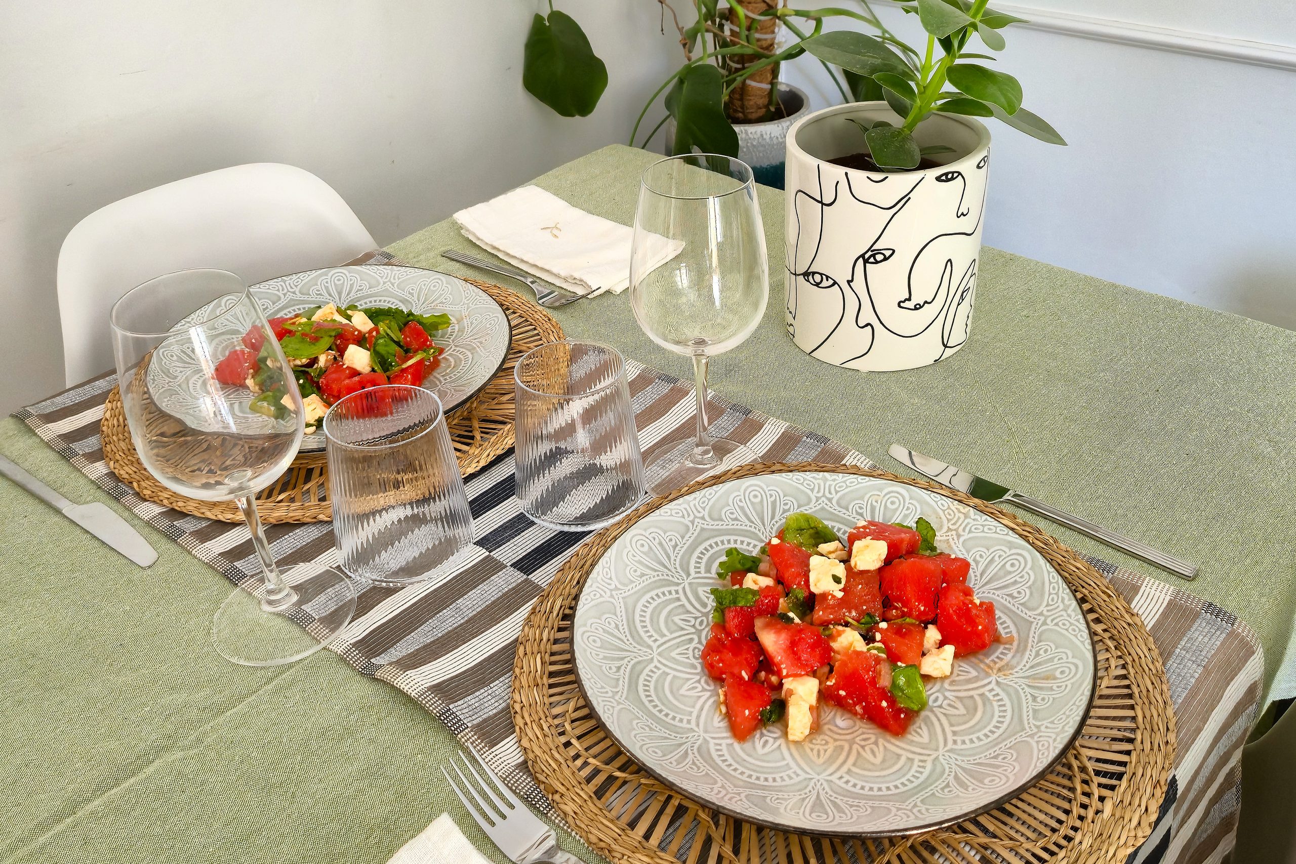 INSALATA DI ANGURIA E FETA